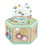 Дървен куб с активности 7в1, Tooky Toys TK261N-1