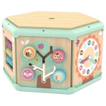 Дървен куб с активности 7в1, Tooky Toys TK261N-2