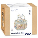 Дървен куб с активности 7в1, Tooky Toys TK261N-4