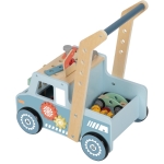 Дървен уокър за прохождане, Камион с инструменти, Tooky Toys TJ931-5