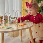 Дървена маса за игри и обучения, Сафари, Tooky Toy TJ78-4