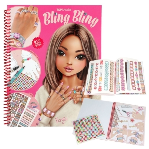 Top Model Книжка за оцветяване и създаване на бижута Bling 413740