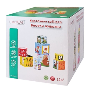 Кубчета с животни и думи на български език Lelin Toys skc1478