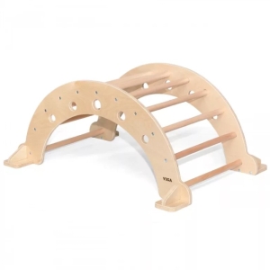 Монтесори дървена арка за катерене и люлка, Viga Toys 44710-1