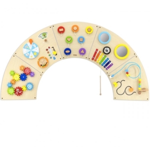 Монтесори стена с активности, Дъгата на знанието, Viga Toys 44765-1