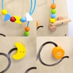 Монтесори стена с активности, Дъгата на знанието, Viga Toys 44765-3