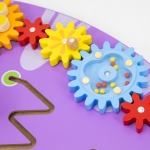 Монтесори стена с активности Трицераптос, Viga Toys 44753-2