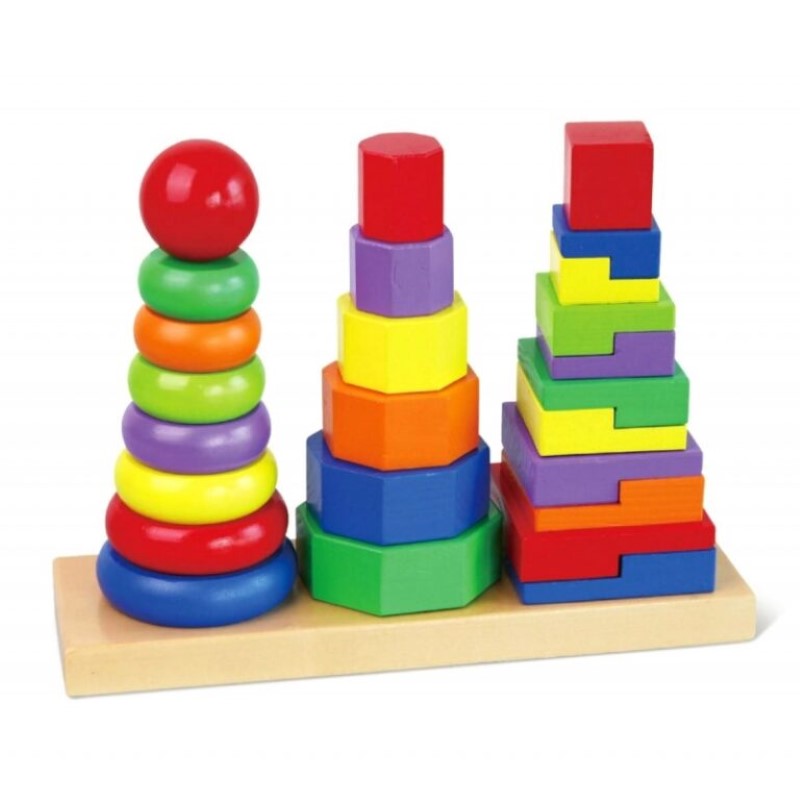 darven-sorter-s-geometrichni-figuri-viga-toys-50567VG-1 Дървен сортер с геометрични фигури, Viga Toys 50567VG-1