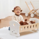 Дървено легло-люлка за кукли Сърце, Viga Toys 44850-2