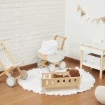 Дървено легло-люлка за кукли Сърце, Viga Toys 44850-5