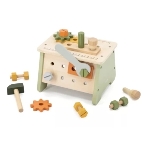 Детски дървен комплект с инструменти 2в1, Viga Toys 44249
