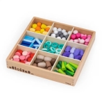 Монтесори комплект за игра с 141 части, Viga Toys 44818-5