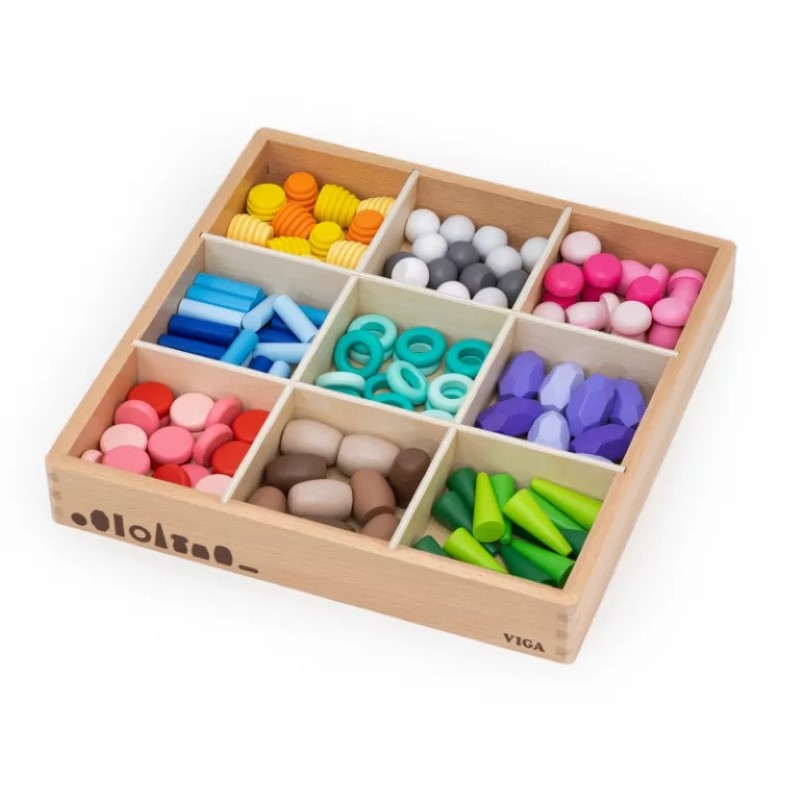 montesori-komplekt-za-svobodna-igra-141-chasti-viga-toys-44818-5 Монтесори комплект за игра с 141 части, Viga Toys 44818-5