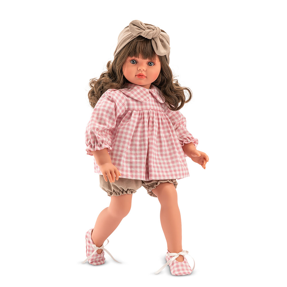 asi-dolls-kukla-pepa-s-eleganten-toalet-57-sm-kolektsiya-patricia-0282500 Asi Dolls кукла Пепа 57 см от винил с текстилно тяло, дълга коса и розово-бежов елегантен тоалет