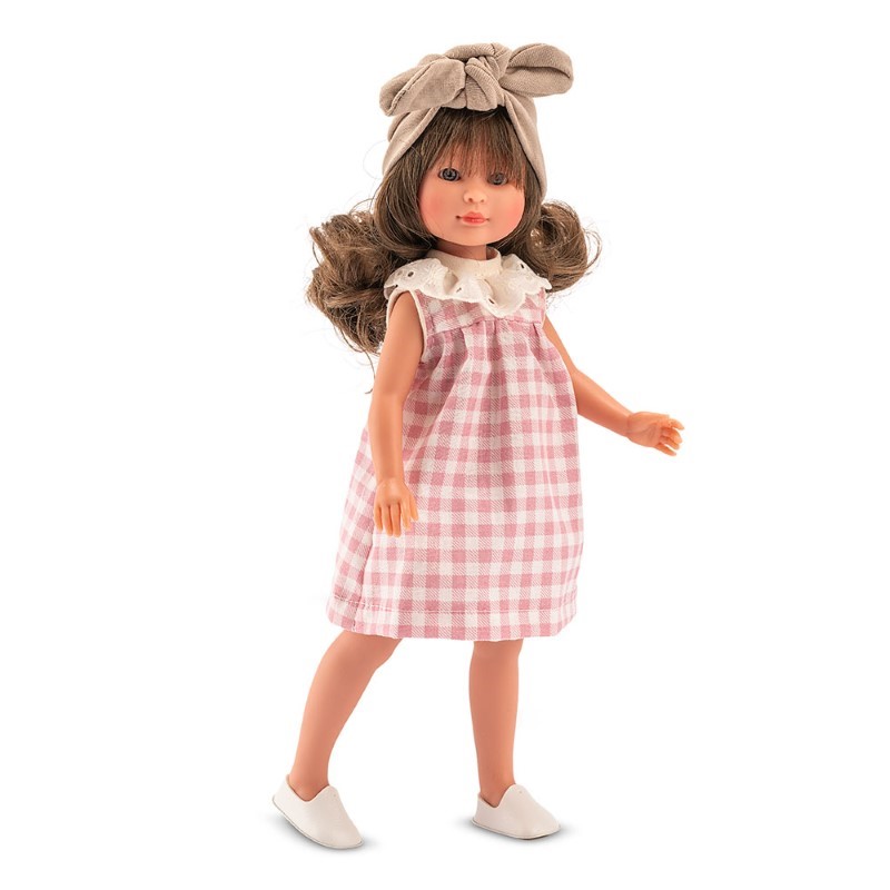 asi-dolls-kukla-siliya-s-eleganten-rozov-toalet-30-sm-kolektsiya-patricia-0162500 Испанска кукла Силия 30 см от Asi Dolls с елегантна розова рокля и дълга коса за прически