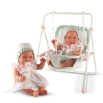Asi Dolls люлка за кукли Клое 50 см с метална конструкция и красив дизайн 2