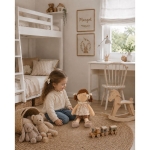 Мека детска кукла Марго от Asi Dolls облечена в модерна блузка и панталонки 4