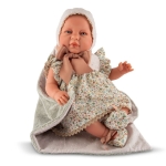Реалистична кукла бебе София 46 см от колекцията Real Reborn на Asi Dolls с ръчно изрисувани детайли нежна пастелна кожа и луксозен тоалет