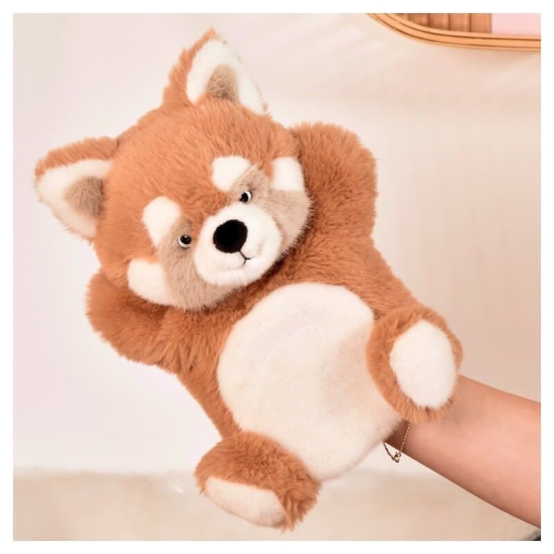doudou-kukla-za-kuklen-teatar-chervena-panda-333742 Doudou кукла за куклен театър Червена Панда от мека плюшена материя