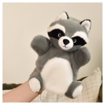 Кукла за куклен театър Енот Doudou от мек плюш, 24 см, подходяща за деца от раждането 1