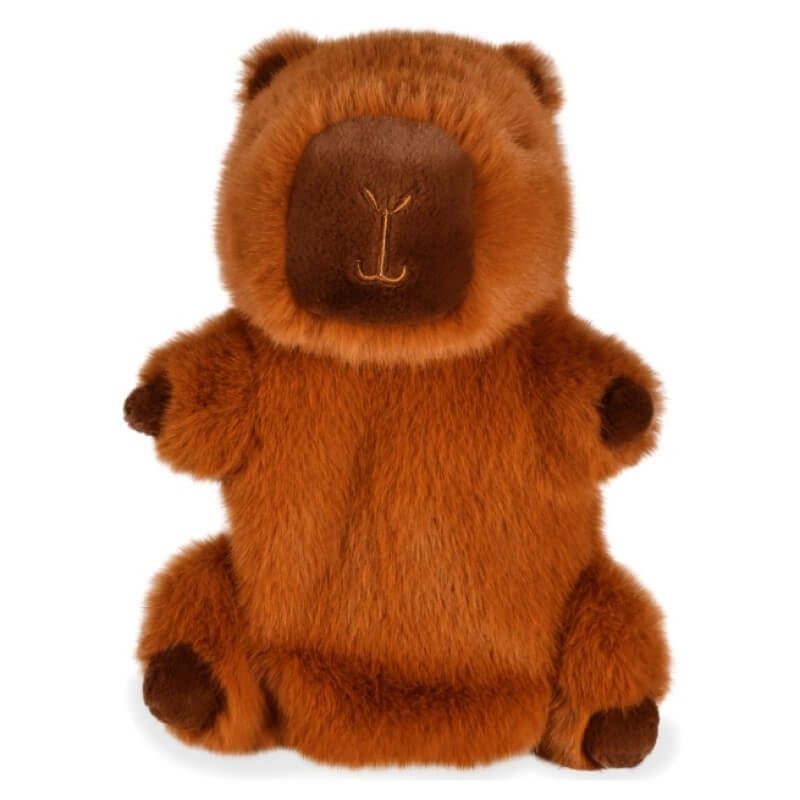 doudou-kukla-za-kuklen-teatar-kapibara-334015 Кукла за куклен театър Капибара Doudou от мек плюш, 24 см, подходяща за деца от раждането