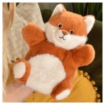 Кукла за куклен театър Лисица Doudou от мека плюшена материя с реалистични детайли 1