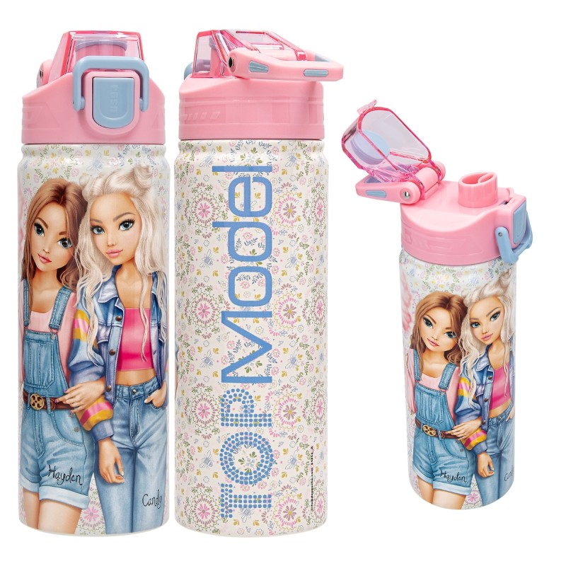 top-model-butilka-za-voda-festival-fan-600ml-414111 Детска термос бутилка за вода от неръждаема стомана Top Model Festival Fan