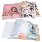 Креативна книжка със стикери за оцветяване със спирала Top Model Kitty 3
